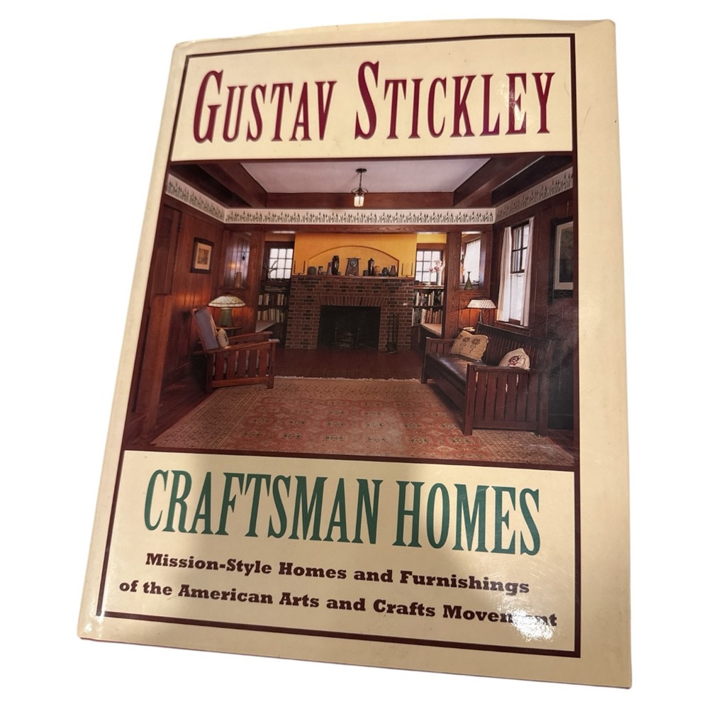 Craftsman Homes Vtg HC Book Gustav Stickley Mission Style Homes‎ Furnishings